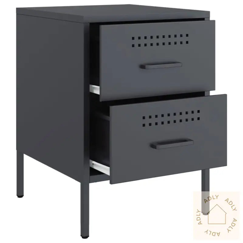 Nattbord Antrasitt 36X39X50,5 Cm Stål