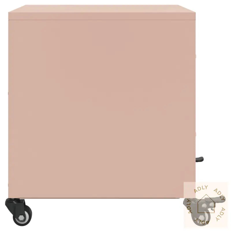 Nattbord 2 Stk Rosa 36X39X43,5 Cm Stål