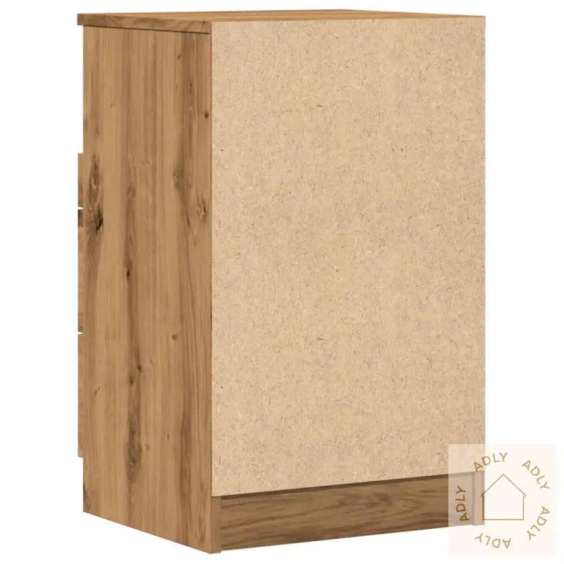 Nattbord 2 Stk Artisan Eik 40X36X65 Cm Konstruert Tre