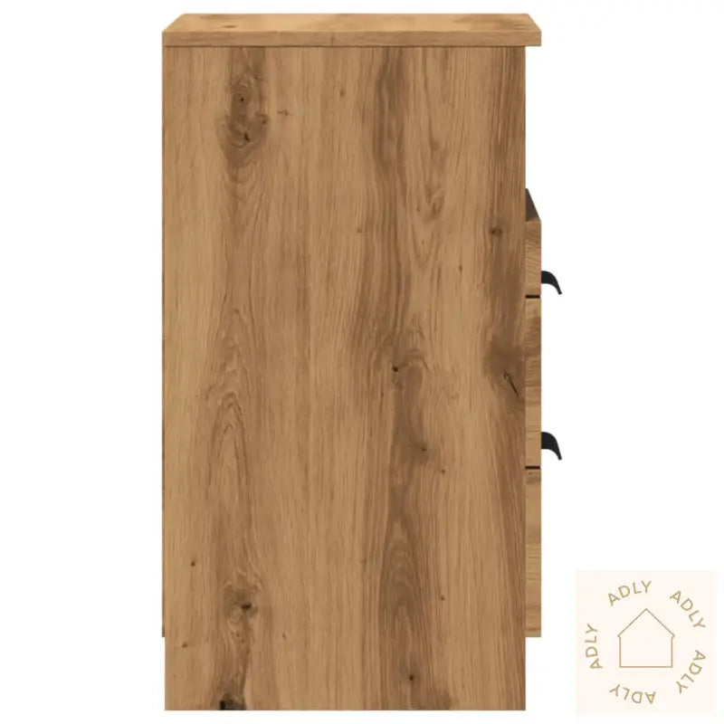 Nattbord 2 Stk Artisan Eik 40X36X65 Cm Konstruert Tre