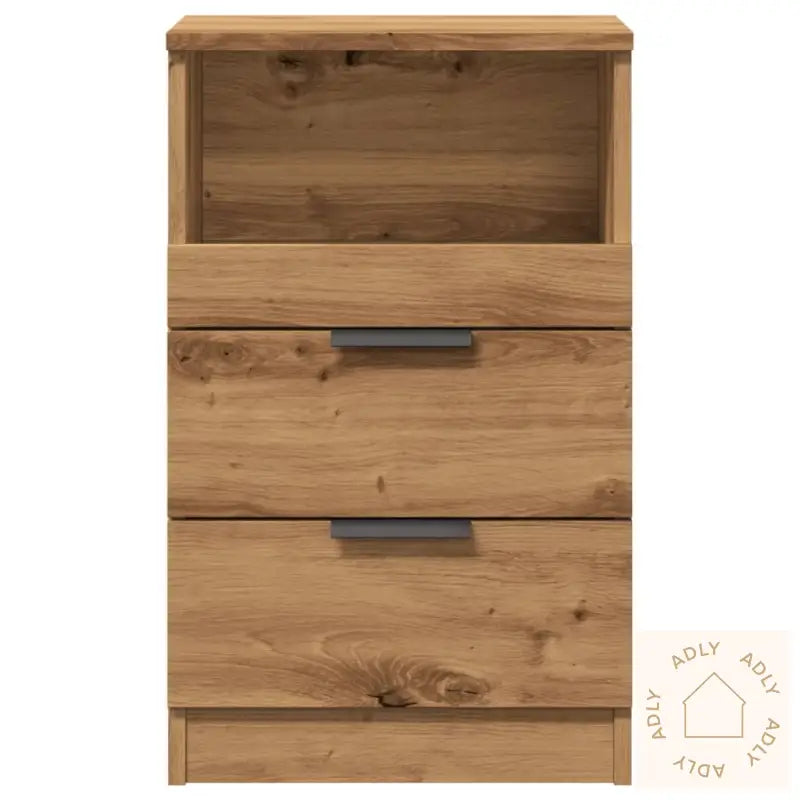 Nattbord 2 Stk Artisan Eik 40X36X65 Cm Konstruert Tre