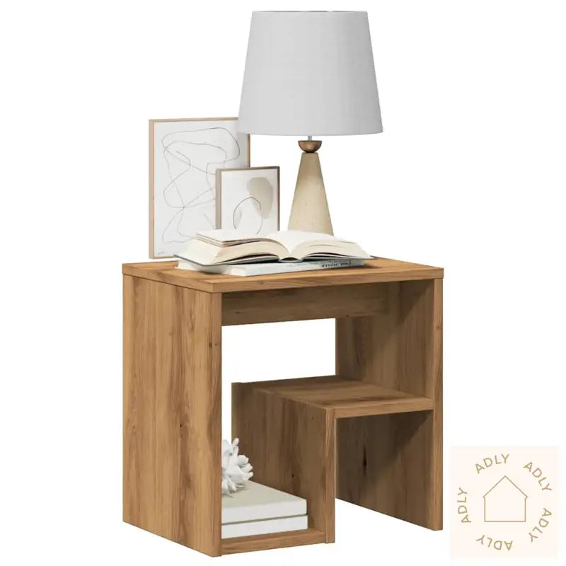 Nattbord 2 Stk Artisan Eik 40X30X40 Cm Konstruert Tre