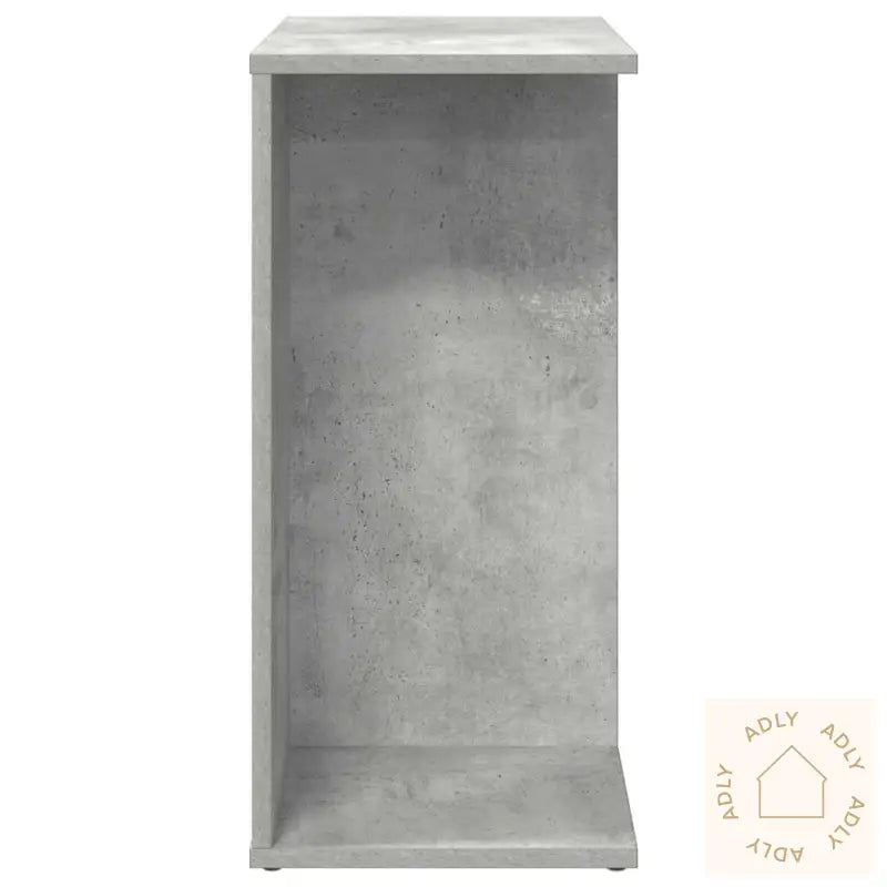 Nattbord Betonggrå 46,5X29X61 Cm Konstruert Tre