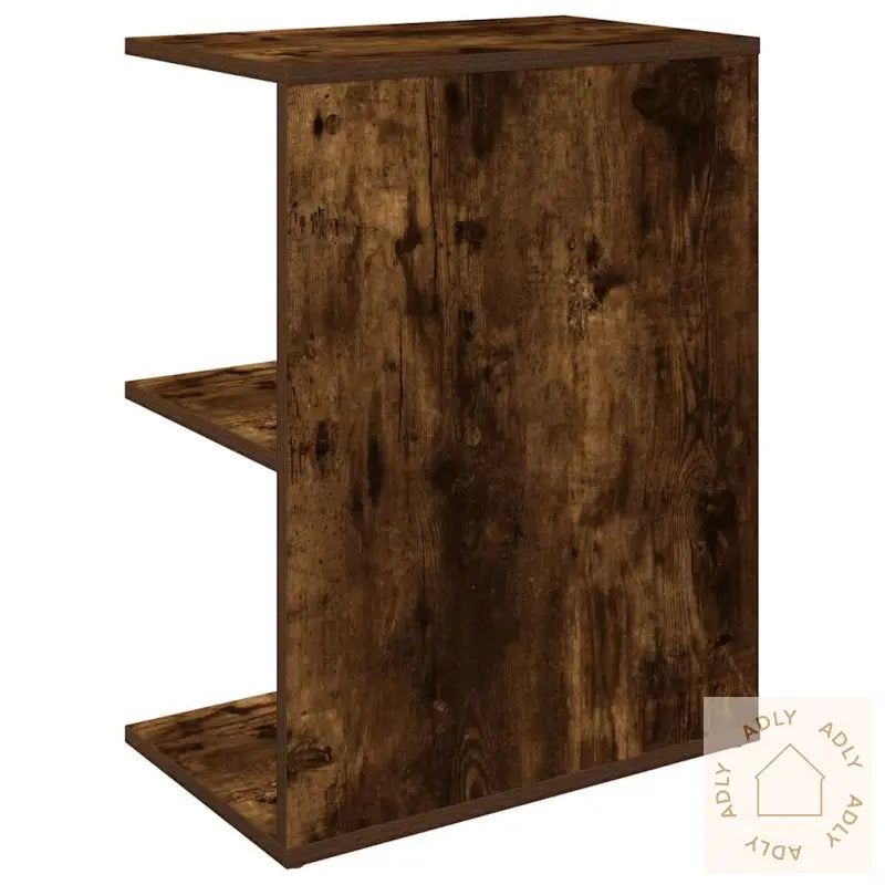 Nattbord 2 Stk Røkt Eik 46,5X29X61 Cm Konstruert Tre