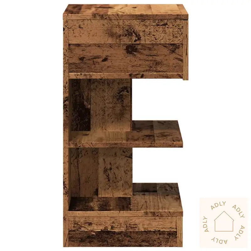 Nattbord 2 Stk Gammelt Tre 40X35X65 Cm Konstruert Tre