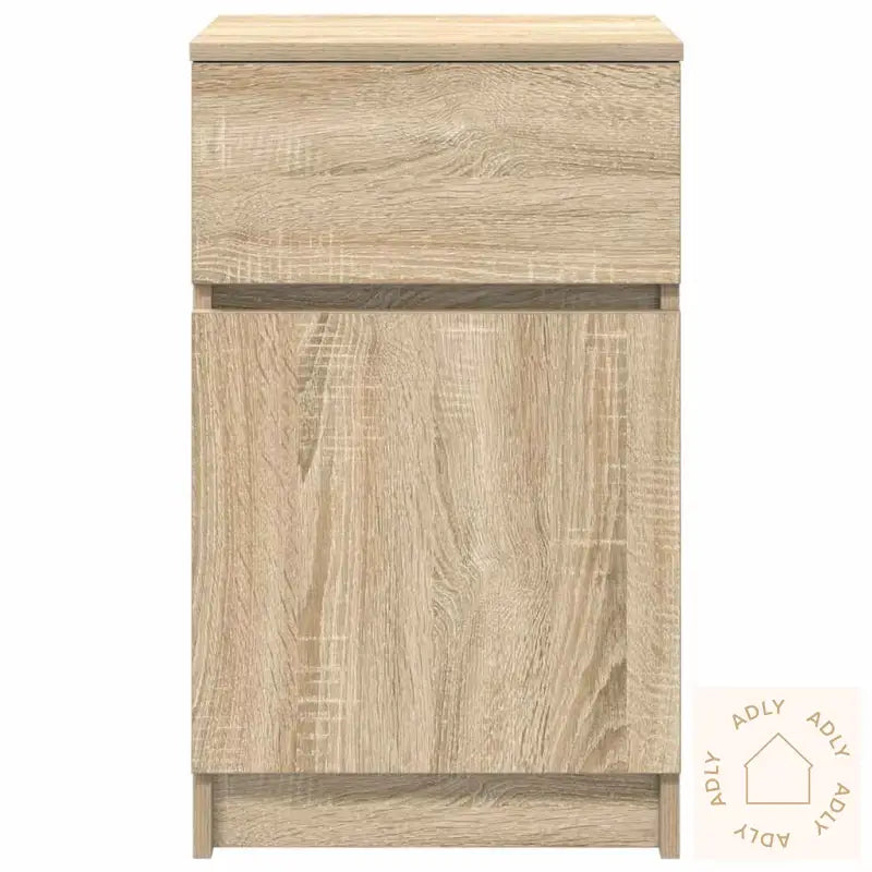 Nattbord Sonoma Eik 39X35X65 Cm Konstruert Tre