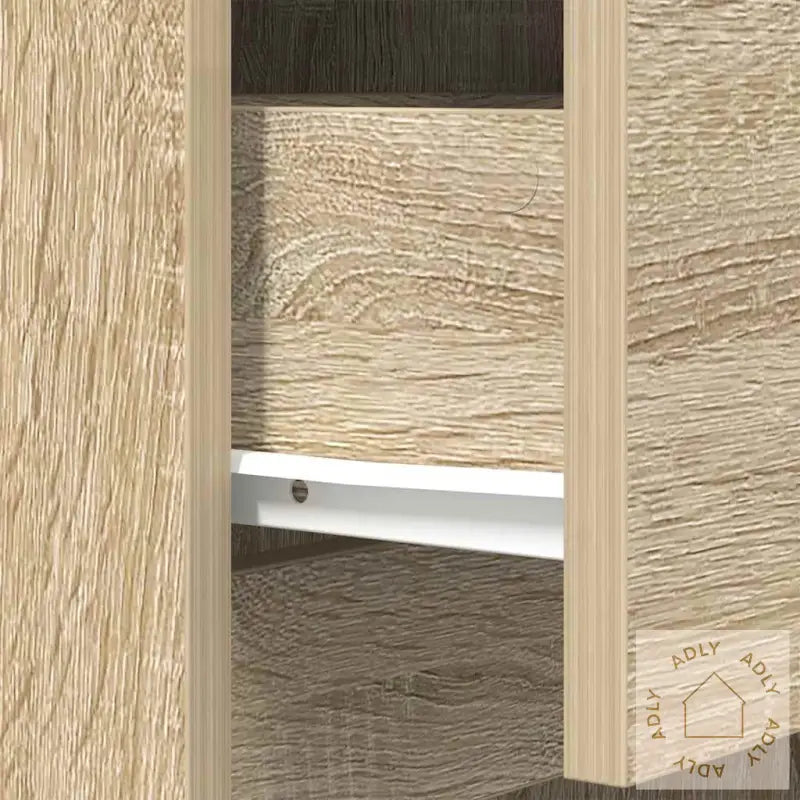 Nattbord Sonoma Eik 39X35X65 Cm Konstruert Tre