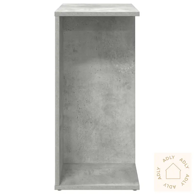 Nattbord 2 Stk Betonggrå 46,5X29X61 Cm Konstruert Tre