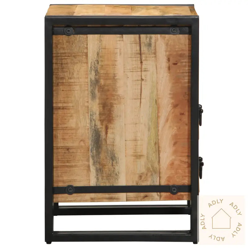 Nattbord 40X40X59 Cm Solid Ruft Lyst Mangotre