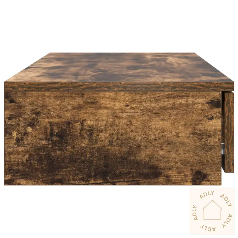 Sengeskuffer Røkt Eik 75X36,5X16,5 Cm Laget Av Tre