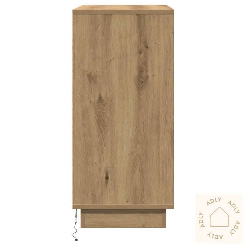 Nattbord Med Led Artisan Eik 71X34,5X75 Cm Konstruert Tre