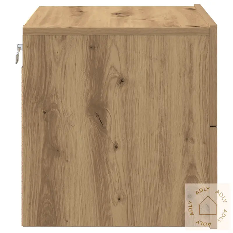 Nattbord Med Led Veggmontert I Artisanal Eik 50X39X41 Cm