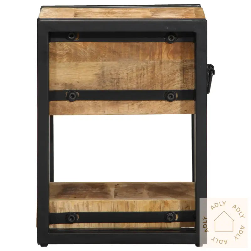 Nattbord 2 Stk 40X40X40 Cm Massivt Mangotre