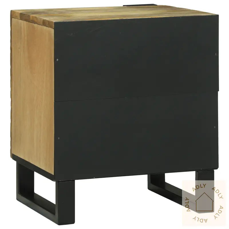 Nattbord 2 Stk 40X33.5X46 Cm Massivt Mangotre