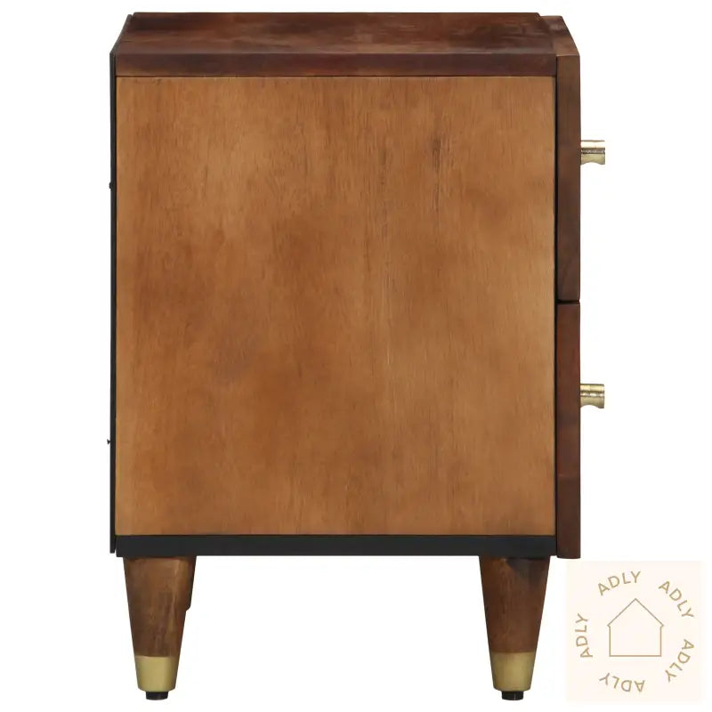 Nattbord 40X33X46 Cm Massivt Tre Mangotre