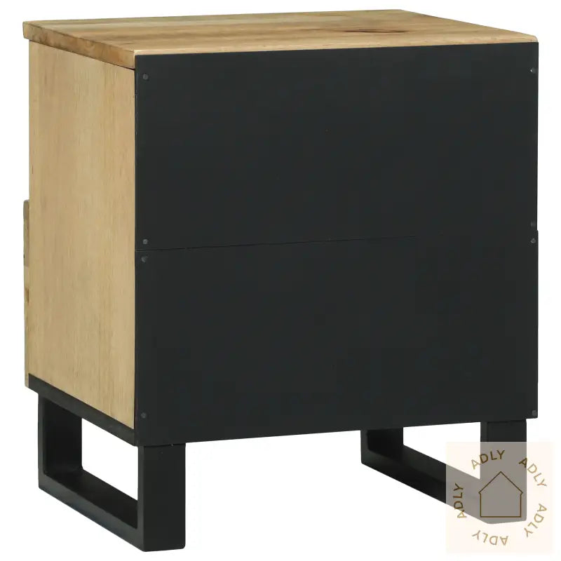 Nattkabinetter 2 Stk 40X33X46 Cm Massivt Mangotre