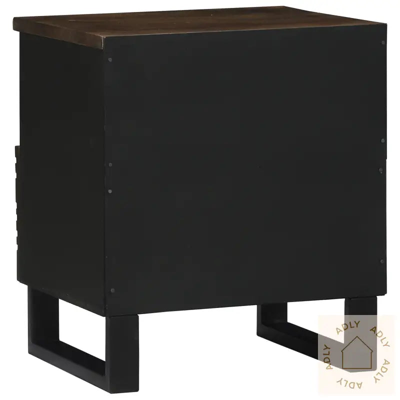 Nattbordskap 2 Stk 40X33X46 Cm Massivt Tre