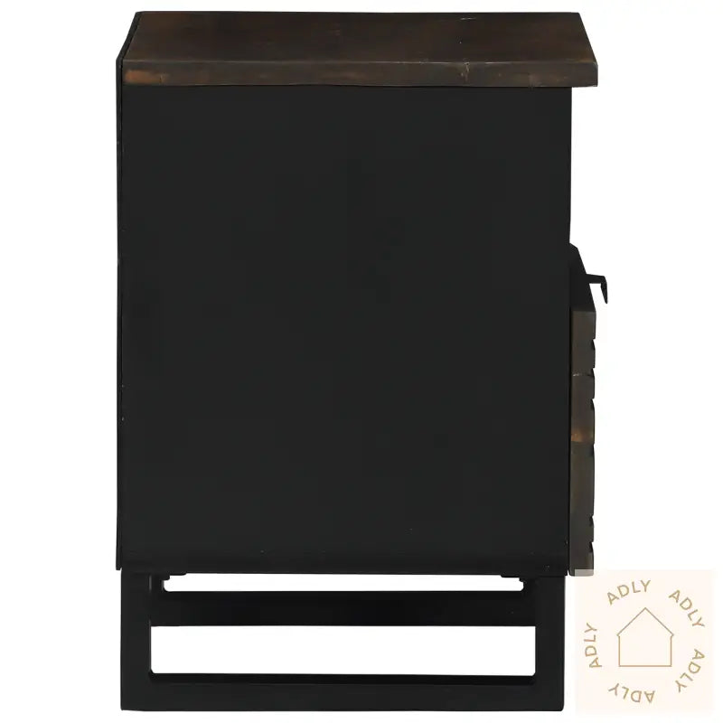 Nattbordskap 2 Stk 40X33X46 Cm Massivt Tre