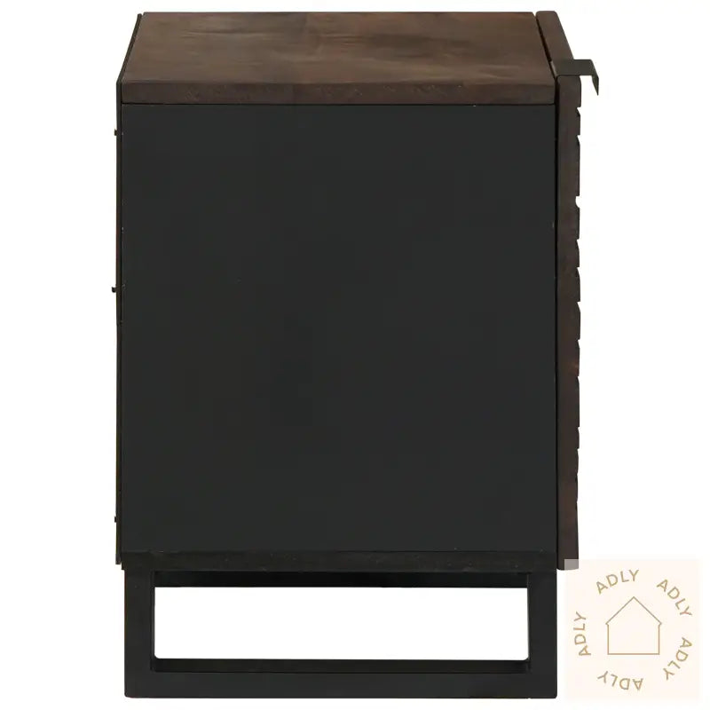 Nattbord 2 Stk 40X33,5X46 Cm Massivt Tre Mango