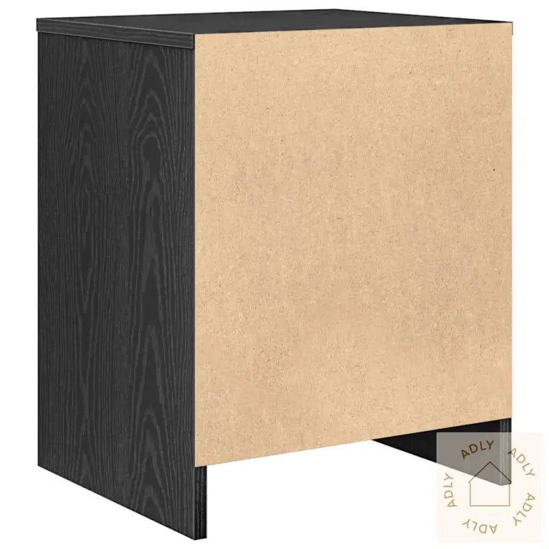 Nattbord 2 Stk Med Skuff Svart 40X34X50 Cm