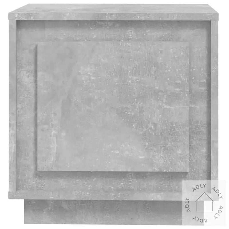 Nattbord 2 Stk Betonggrå 44X35X45 Cm Konstruert Tre