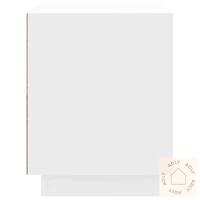 Nattbord 2 Stk Hvit 44X35X45 Cm Konstruert Tre