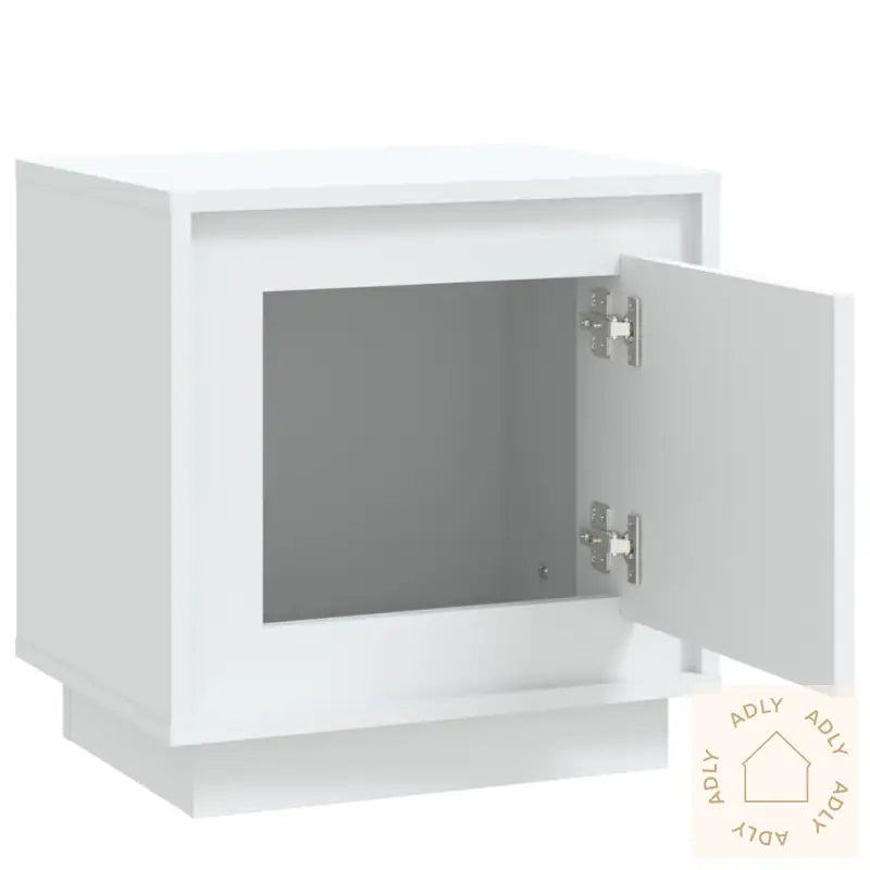 Nattbord 2 Stk Hvit 44X35X45 Cm Konstruert Tre