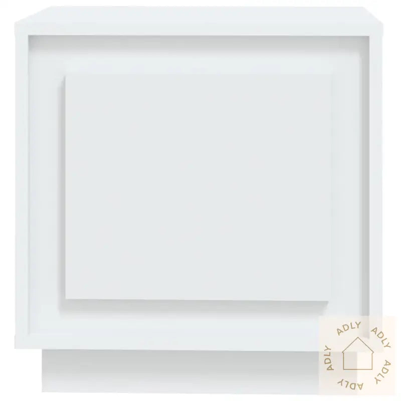 Nattbord 2 Stk Hvit 44X35X45 Cm Konstruert Tre