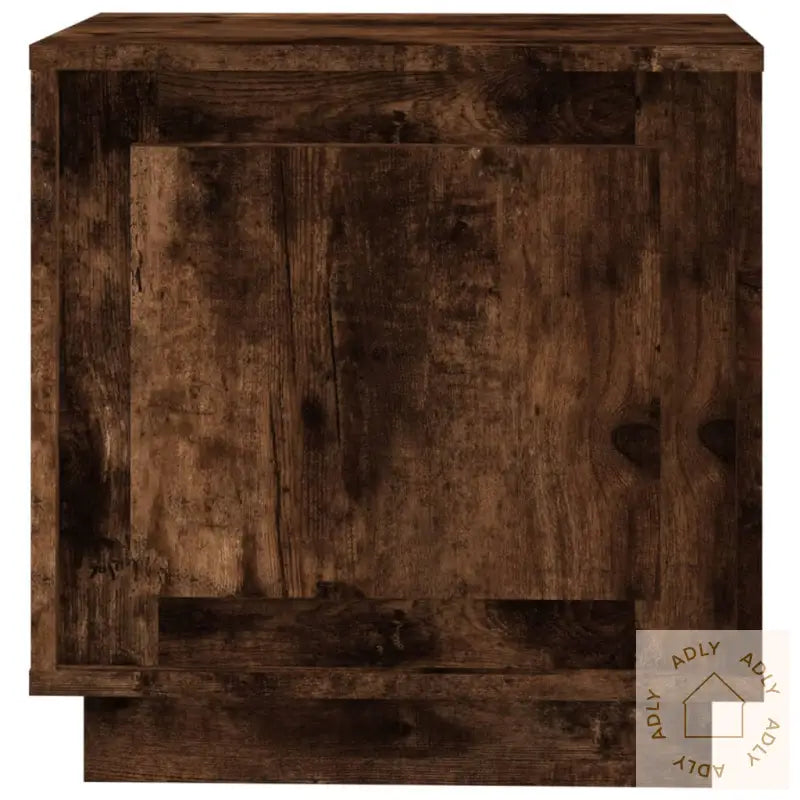 Nattbord Røkt Eik 44X35X45 Cm Konstruert Tre