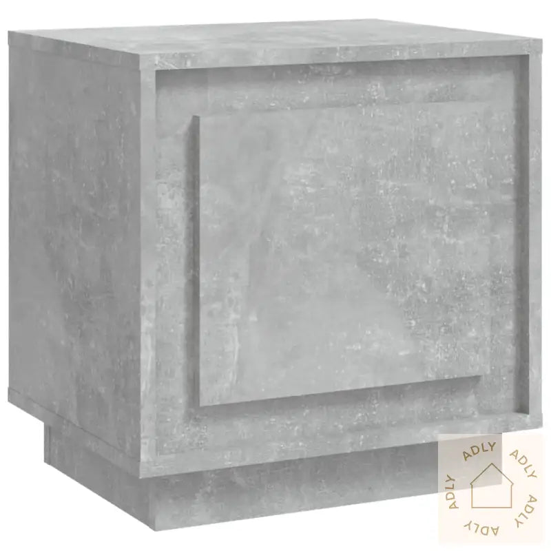 Nattbord Betonggrå 44X35X45 Cm Konstruert Tre