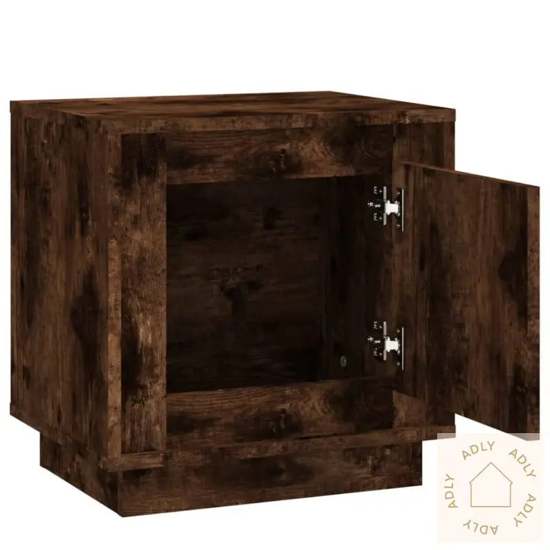Nattbord Røkt Eik 44X35X45 Cm Konstruert Tre