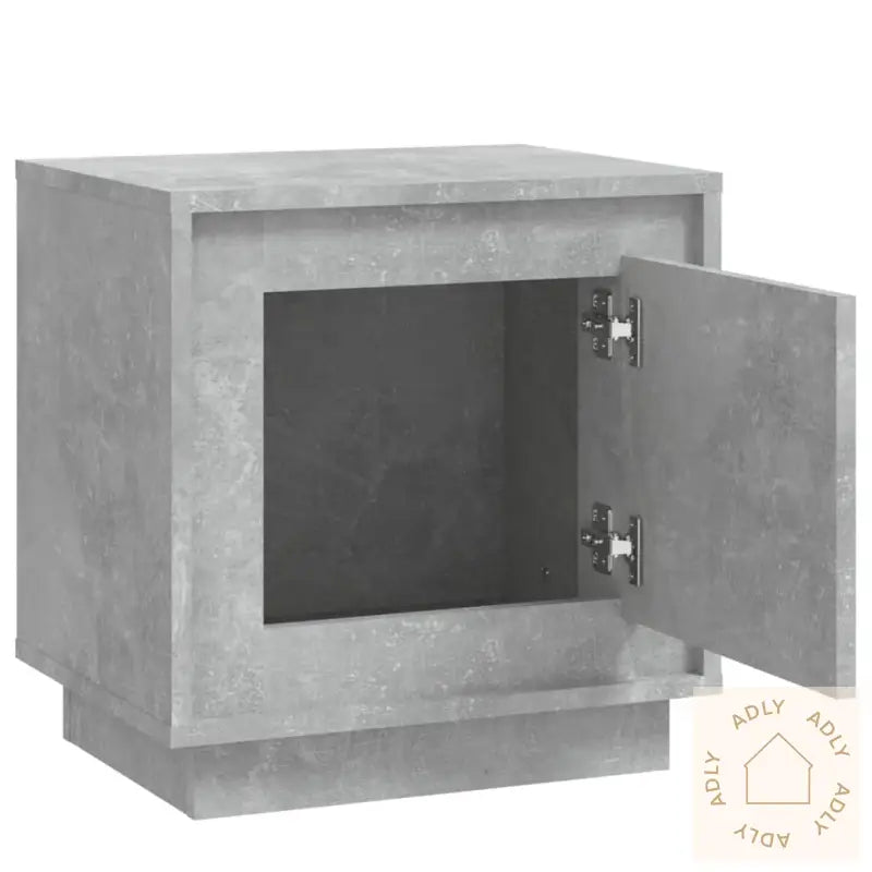 Nattbord Betonggrå 44X35X45 Cm Konstruert Tre