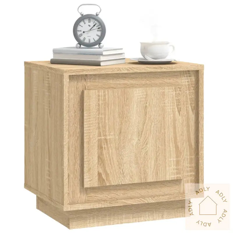 Nattbord 2 Stk Sonoma Eik 44X35X45 Cm Konstruert Tre