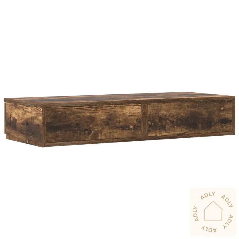 Seng Skuffer Røkt Eik 90X36,5X16,5 Cm Laget Av Tre