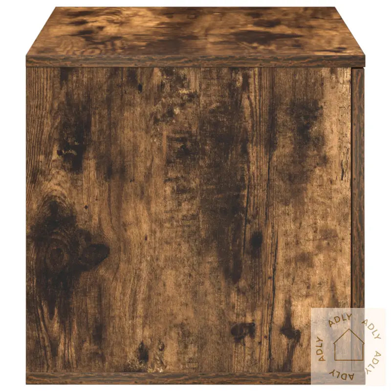 Oppbevaringsskap Røkt Eik 118X41X40 Cm Laget Av Tre