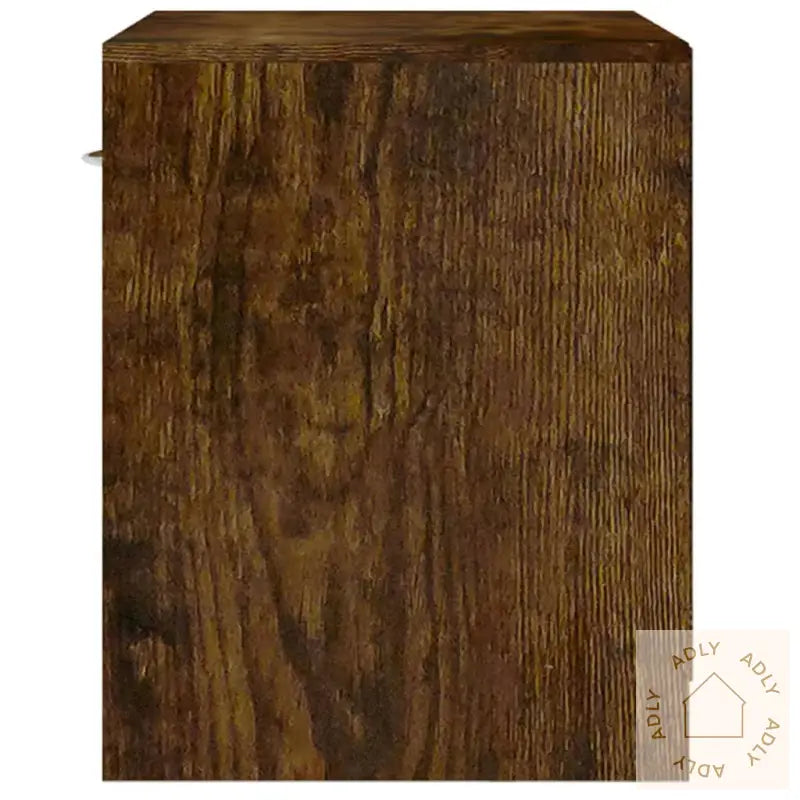 Nattbord 2 Stk Med Skuff Røkt Eik