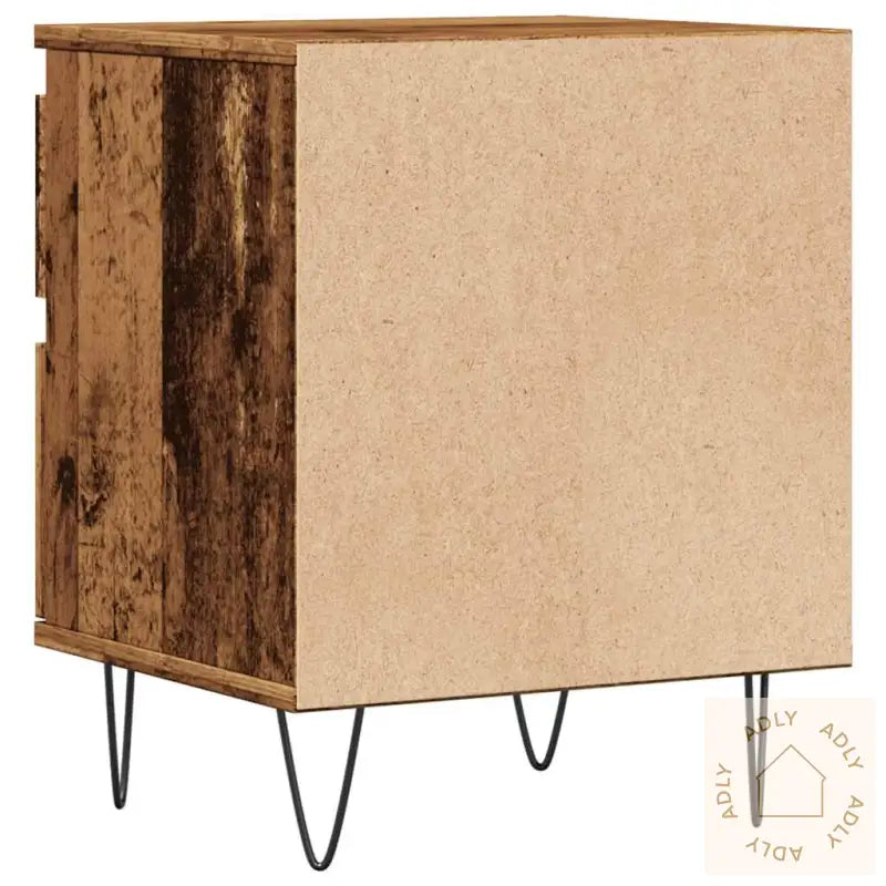 Nattbord 2 Stk Gammelt Tre 40X35X50 Cm Konstruert Tre