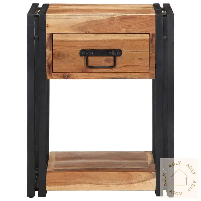 Nattbord 40X35X50 Cm Solid Akasietre