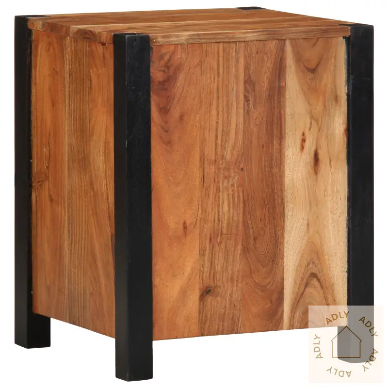 Nattbordskap 40X35X50 Cm Solid Tre Akasie