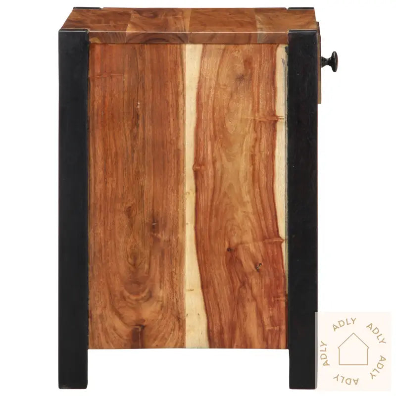 Nattbordskap 40X35X50 Cm Solid Tre Akasie