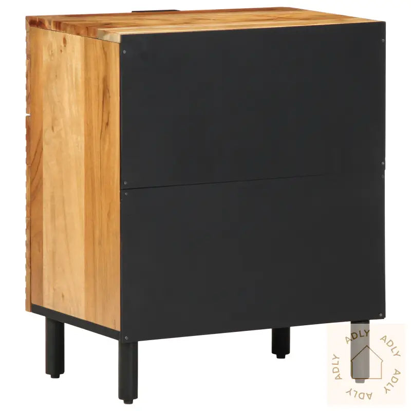 Nattbord 50X33X60 Cm Massivt Akasietre