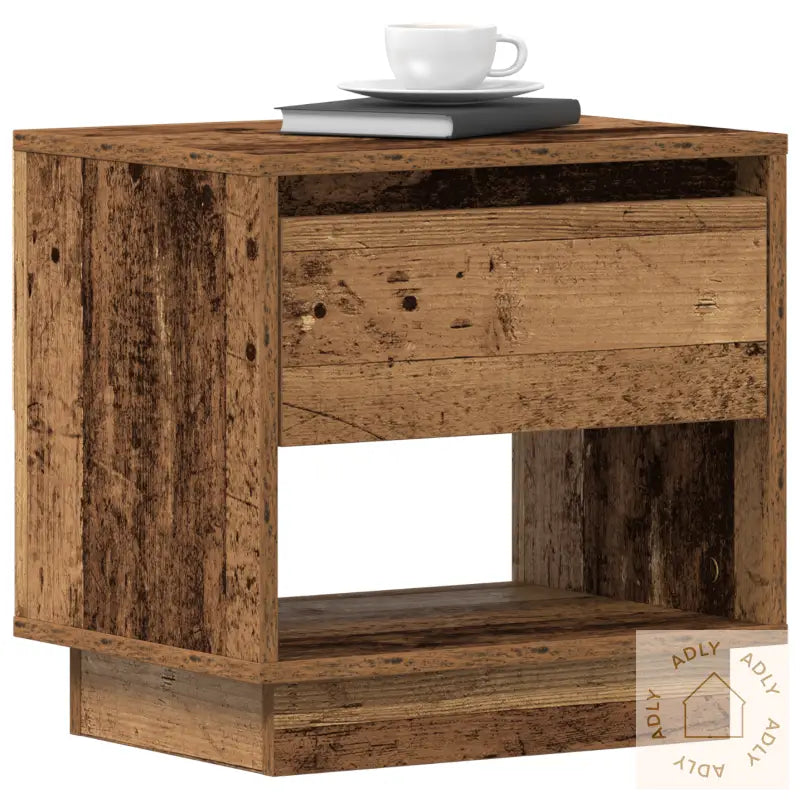 Nattbord 2 Stk Gamle Tre 45X34X45 Cm Ingeniør Tre