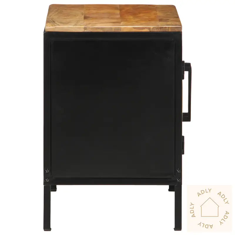 Nattbord 50X30X45 Cm Solid Tre Grovt Mangotre