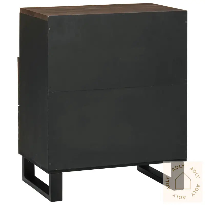 Nattbord 50X33X60 Cm Solid Mangotre Og Ingeniørtre