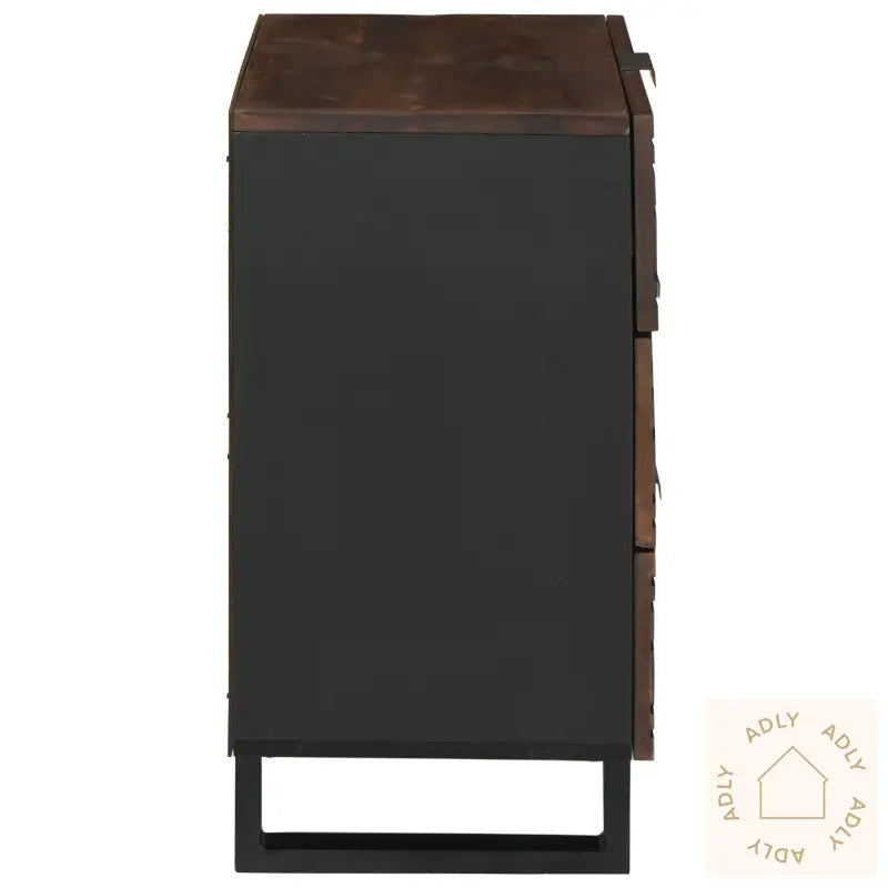 Nattbord 50X33X60 Cm Solid Mangotre Og Ingeniørtre