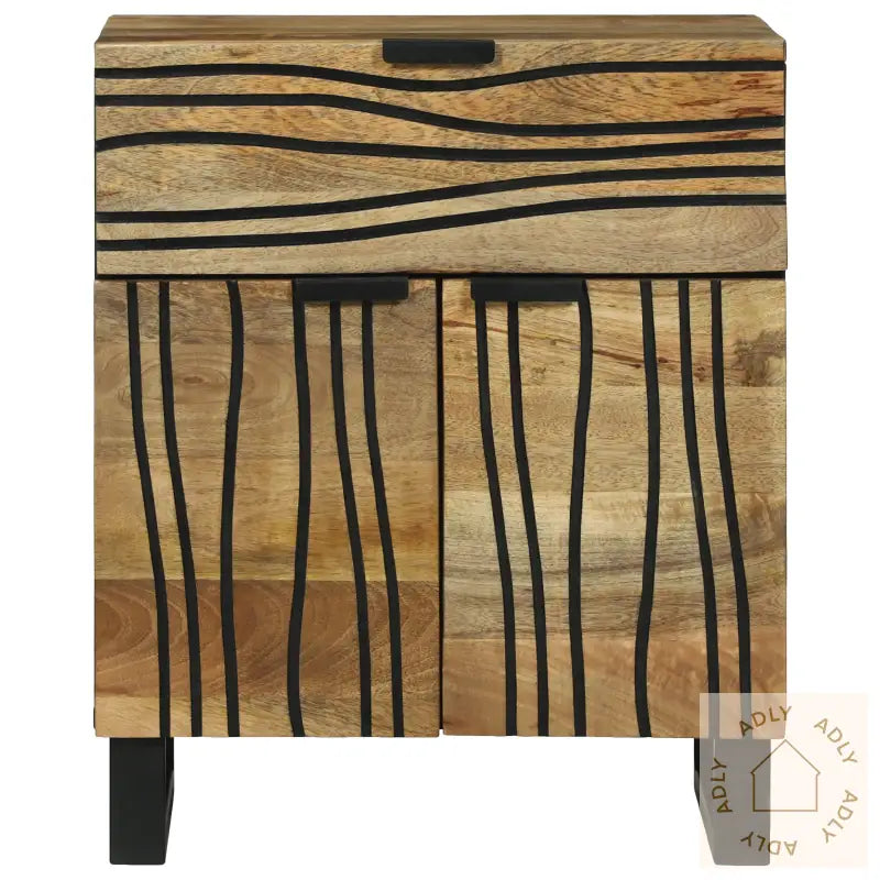 Nattbord 50X33X60 Cm Solid Mangotre