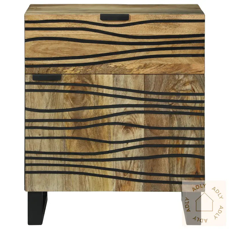 Nattbord 50X33X60 Cm Solid Mangotre