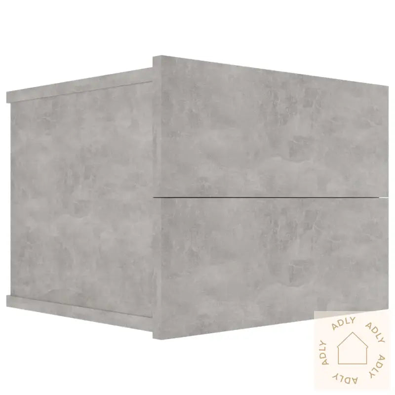 Nattbord Betonggrå 40X30X30 Cm Konstruert Tre