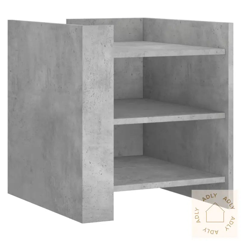 Nattbord Betonggrå 45X50X50 Cm Konstruert Tre