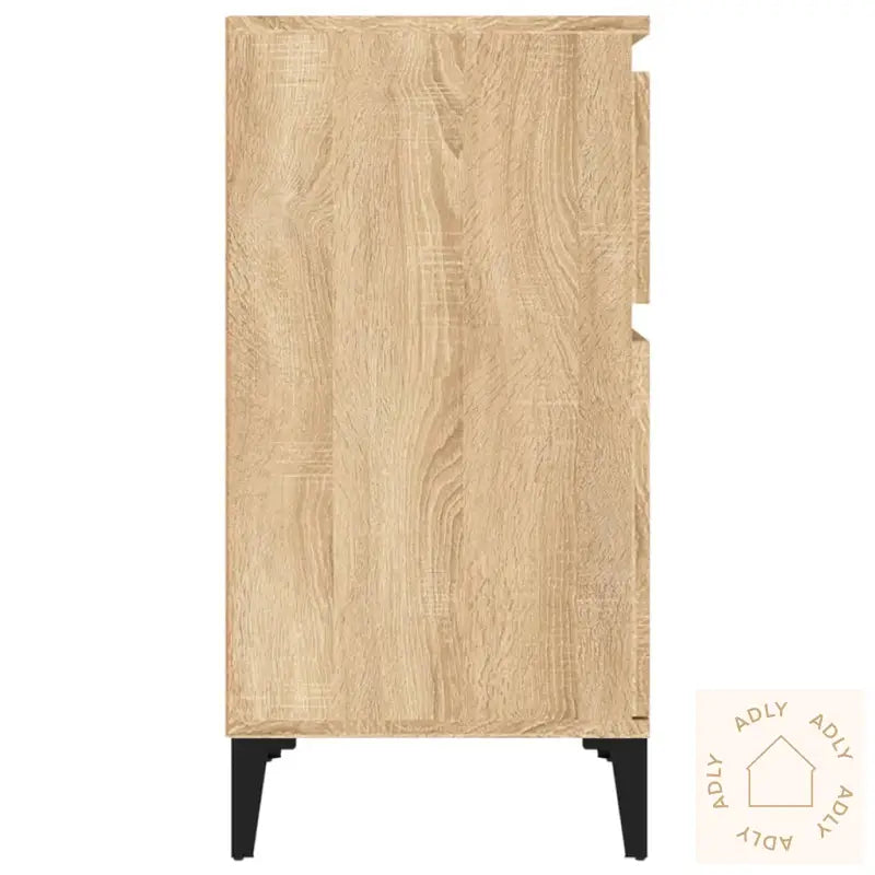 Nattbord 2 Stk Sonoma Eik 40X35X70 Cm